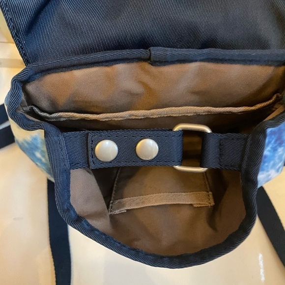 NWT BLUE & TAN MINI BACKPACK/HANDBAG - Picture 9 of 13